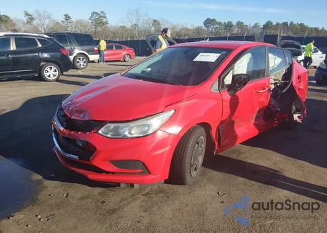 2018 Chevrolet Cruze Ls Auto из США, поврежденный, VIN 1G1BC5SM1J7117181